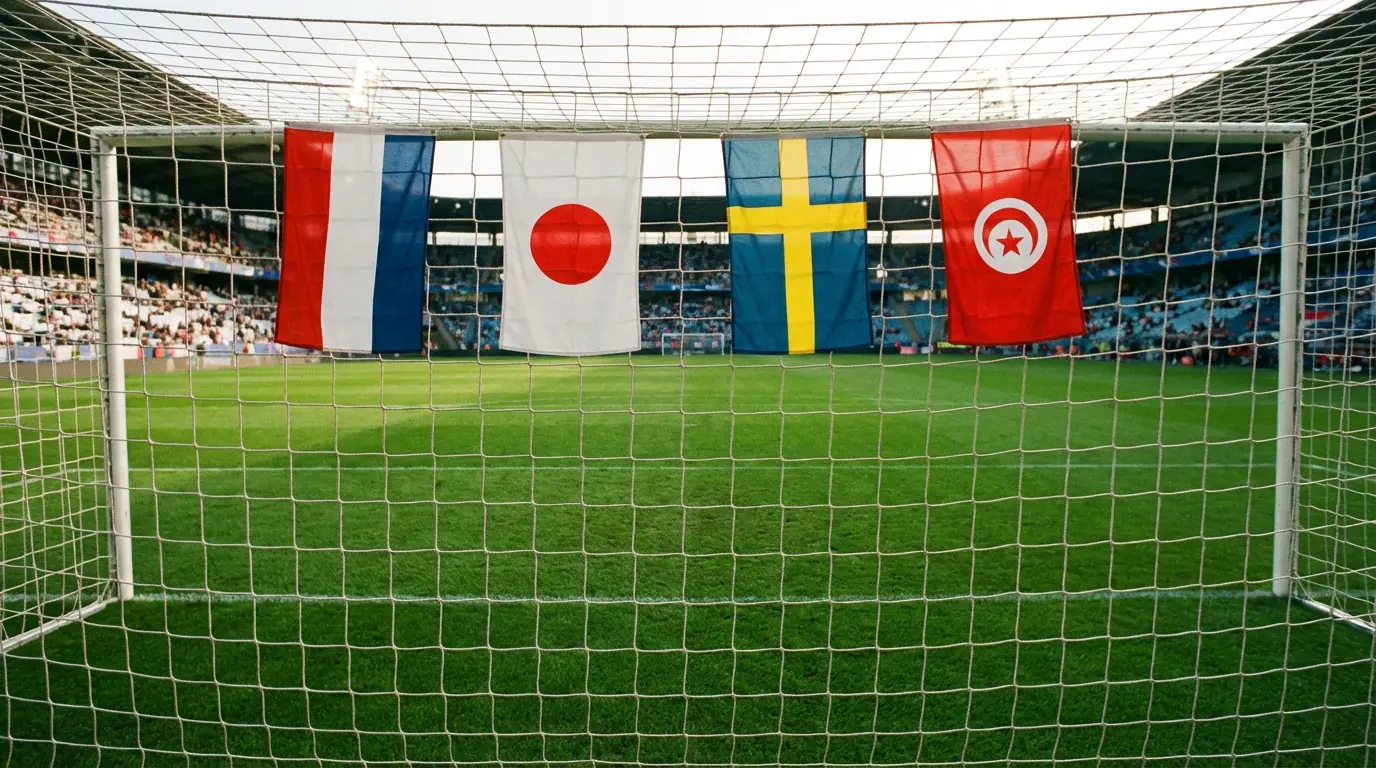 WM 2026 Gruppe F mit Niederlande, Japan, Schweden und Tunesien