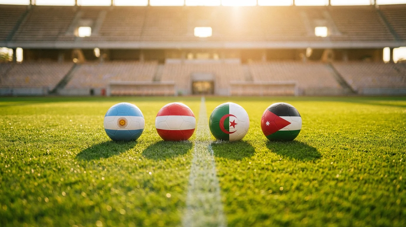 WM 2026 Gruppe J mit Argentinien, Algerien, Österreich und Jordanien